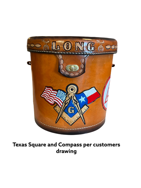 Texas Square and Compass per Customer Drawing